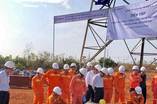 Diễn tập phòng-chống thiên tai, ứng cứu khẩn cấp đường điện cao thế