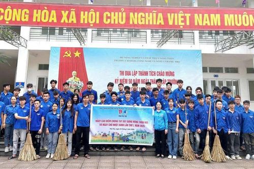 Ra quân Ngày cao điểm tình nguyện chung tay xây dựng nông thôn mới