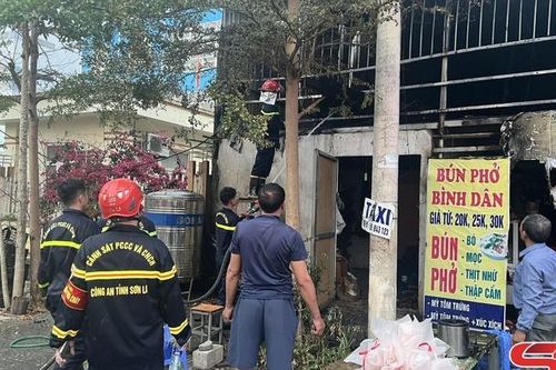 Cháy nhà hàng tại thành phố Sơn La