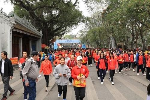 4.000 người tham dự Ngày chạy Olympic vì sức khỏe toàn dân