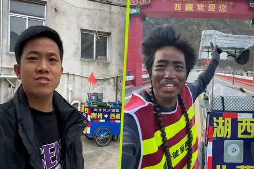Sau thử thách đi bộ 3.300km, thanh niên 31 tuổi trông già như ông lão 50