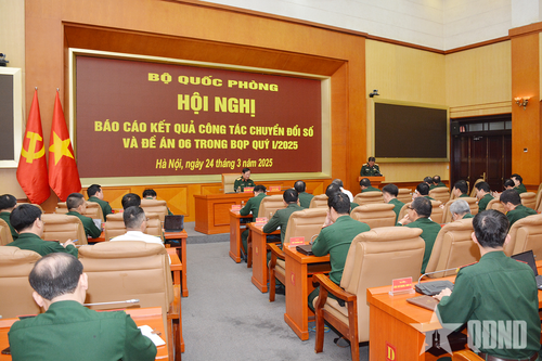 Bộ Quốc phòng quyết liệt triển khai chuyển đổi số và Đề án 06