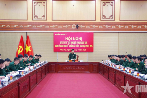 Quân khu 2 sơ kết Phong trào Thi đua 'Xây dựng đơn vị nuôi quân giỏi, quản lý quân nhu tốt' 5 năm lần thứ IV