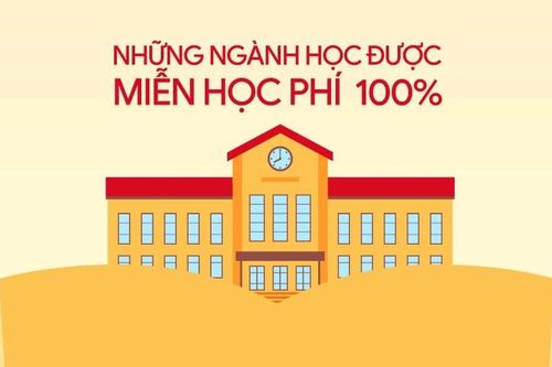 Những ngành học được miễn học phí