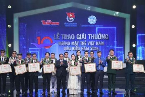 Toàn cảnh Lễ trao Giải thưởng Gương mặt trẻ Việt Nam tiêu biểu năm 2024