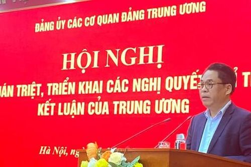 Phó trưởng Ban Tổ chức Trung ương: Ngày mai, báo cáo đề án sắp xếp, tổ chức lại đơn vị hành chính các cấp