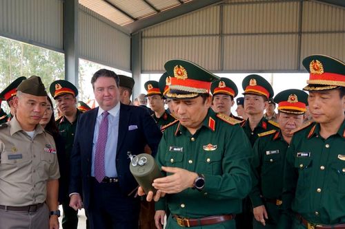 Mỹ viện trợ 700.000 USD xây thao trường xử lý vật liệu nổ tại Hà Nội