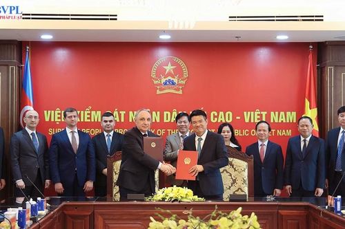 Hội đàm và ký kết Bản ghi nhớ giữa Viện kiểm sát tối cao hai nước Việt Nam - Azerbaijan