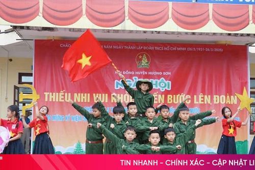 Sôi nổi 'Ngày hội thiếu nhi vui khỏe - Tiến bước lên Đoàn'