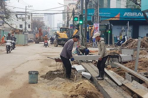 Đẩy nhanh tiến độ nâng cấp hai tuyến đường sầm uất nhất Đà Nẵng