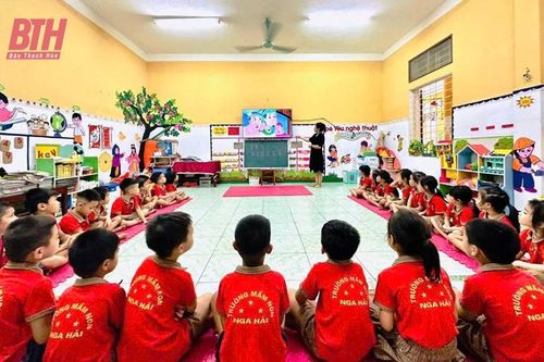 Trường Mầm non Nga Hải: Nơi gửi gắm niềm tin của phụ huynh