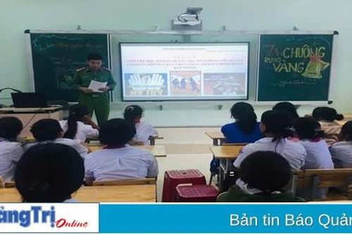 Đẩy mạnh tuyên truyền phòng, chống ma túy trong trường học