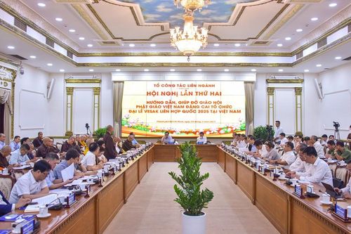 Hội nghị lần thứ hai Tổ công tác liên ngành Đại lễ Vesak 2025: Hoàn thiện đề án báo cáo Thủ tướng Chính phủ