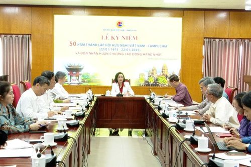 Phó Chủ tịch Quốc Nguyễn Thị Thanh chủ trì cuộc họp Ban Thường vụ Hội Hữu nghị Việt Nam – Campuchia