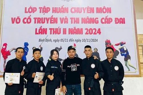 Chuyện ở đất võ Bình Định: Con gái giúp cha phục hồi và phát triển võ đường