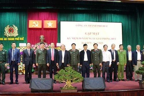 Gặp mặt cán bộ Công an chiến đấu tại chiến trường Thừa Thiên Huế