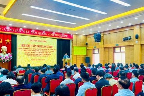 Hoàn Kiếm quán triệt chủ trương của Trung ương về tinh gọn bộ máy