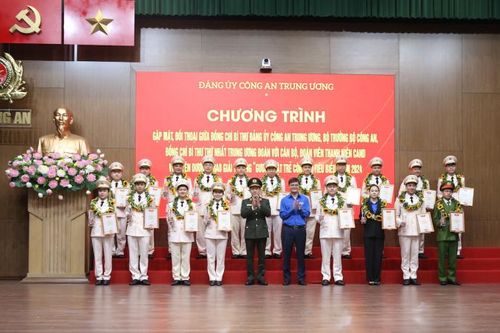 Tuyên dương 20 'Gương mặt trẻ Công an tiêu biểu' năm 2024