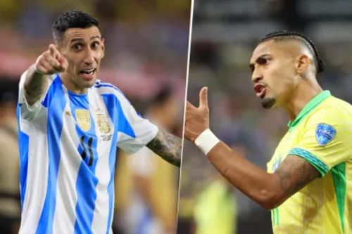 Di Maria đáp trả Raphinha sau tuyên bố 'vùi dập Argentina'