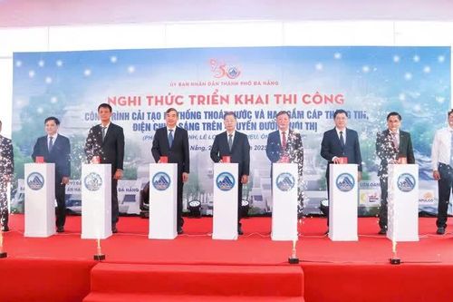 Đà Nẵng khởi công dự án cải tạo hạ tầng trọng điểm thành phố