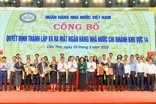 Công bố Quyết định thành lập Ngân hàng Nhà nước khu vực 14