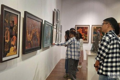 Triển lãm các tác phẩm của sinh viên mỹ thuật