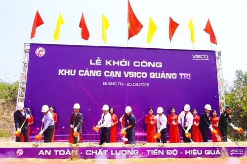 Khởi công Khu Cảng cạn Vsico Quảng Trị