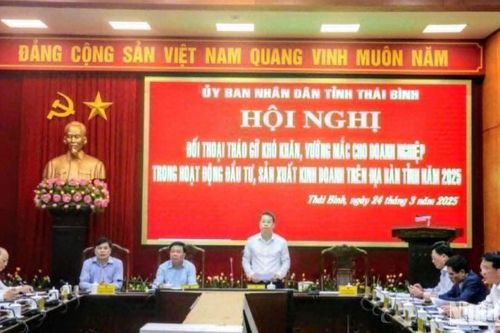 Đối thoại thẳng thắn giữa chính quyền tỉnh Thái Bình và doanh nghiệp