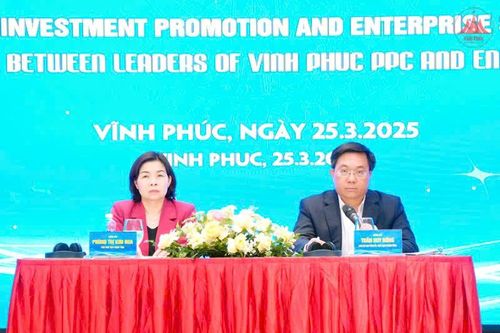 Lãnh đạo tỉnh Vĩnh Phúc đối thoại với doanh nghiệp