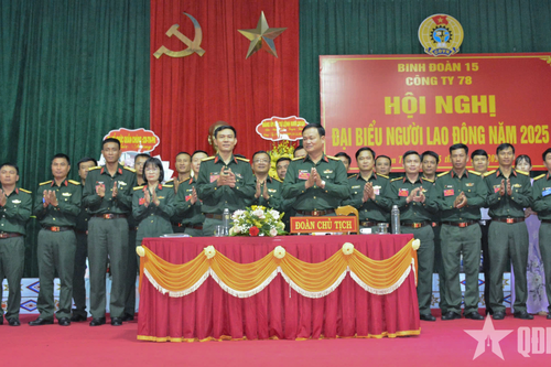 Công ty 78 (Binh đoàn 15) phấn đấu doanh thu năm 2025 đạt 275,89 tỷ đồng