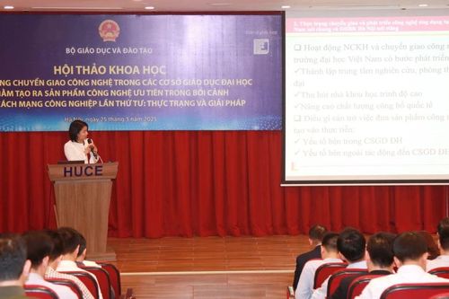 Thúc đẩy chuyển giao công nghệ trong các cơ sở giáo dục đại học