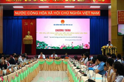 Đại biểu Hội đồng nhân dân tỉnh Gia Lai tổ chức đối thoại với trẻ em