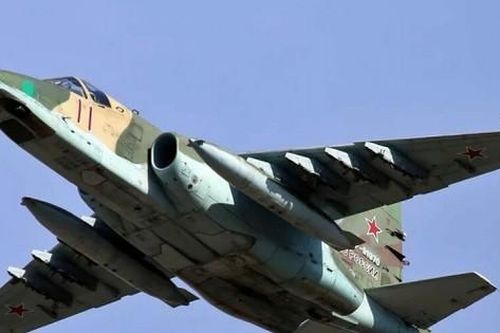 Cường kích chống tăng Su-25 của Nga rơi khi đang huấn luyện