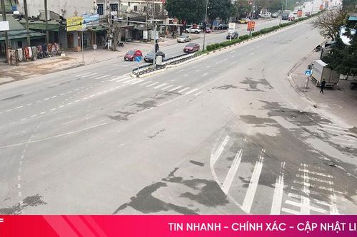 Yêu cầu khắc phục vạch kẻ đường trên QL 1 qua TP Hà Tĩnh