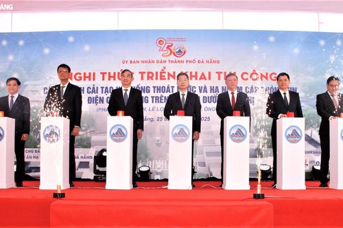 Đà Nẵng khởi công dự án cải tạo hạ tầng 4 tuyến phố trung tâm