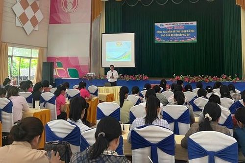 Tập huấn công tác nắm bắt dư luận xã hội và phổ biến, giáo dục pháp luật