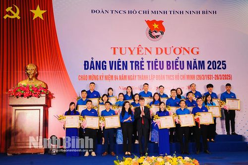 Tuyên dương 95 đảng viên trẻ tiêu biểu