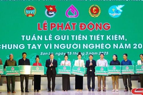 Sơn La phát động Tuần lễ gửi tiền tiết kiệm, chung tay vì người nghèo năm 2025