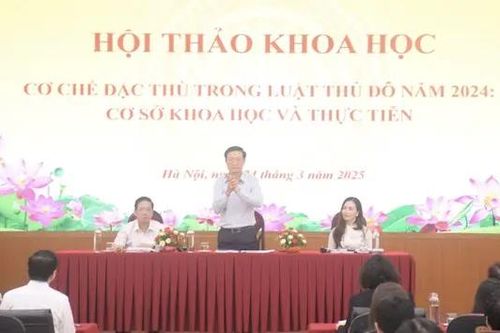 Sớm triển khai thi hành Luật Thủ đô trong thực tiễn