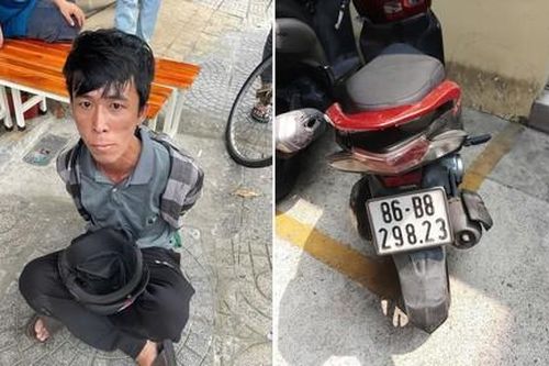 TPHCM: 'Hiệp sĩ' truy bắt đối tượng có 2 tiền án, trộm xe máy giữa trưa