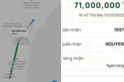 Vụ đi Grab hết 71.000 đồng, chuyển nhầm 71 triệu: Tài xế Grab đã trả lại tiền