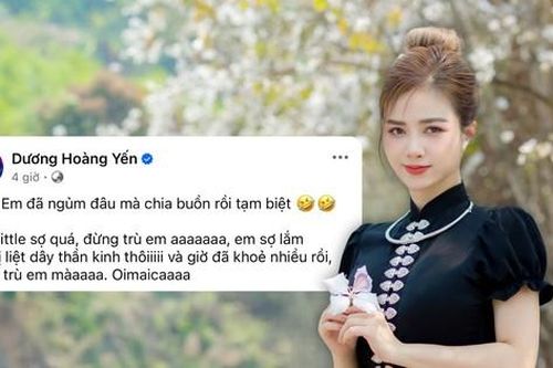 Dương Hoàng Yến bức xúc trước thông tin thất thiệt về tình trạng sức khỏe