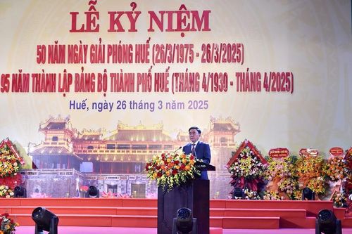 Tổ chức trọng thể Lễ kỷ niệm 50 năm Ngày giải phóng Huế