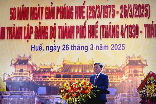 Kỷ niệm 50 năm Ngày Giải phóng Huế và 95 năm Ngày thành lập Đảng bộ thành phố Huế