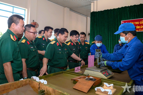 Quân khu 9: Nghiệm thu sản phẩm động viên công nghiệp