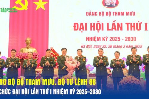 Đảng bộ Bộ Tham mưu, Bộ tư lệnh 86 tổ chức Đại hội lần thứ I nhiệm kỳ 2025-2030