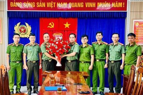 Lãnh đạo Công an tỉnh Quảng Nam thăm, chúc mừng ngày thành lập Đoàn
