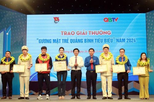Quảng Bình tuyên dương gương mặt trẻ tiêu biểu, tiên tiến