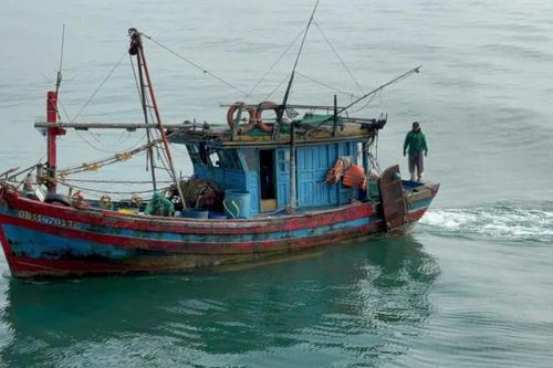 Bộ đội Biên phòng tỉnh Quảng Trị: Bắt 2 tàu cá khai thác không đúng tuyến quy định