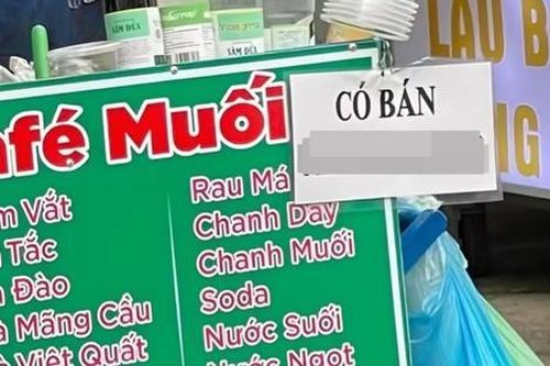 Xe nước viết sai chính tả menu 'khó đỡ', dân tình được phen cười ngả nghiêng